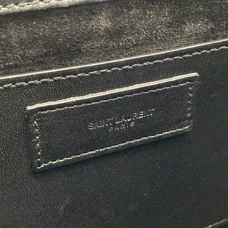 Saint Laurent Paris Shoulder Bag Betty Black Chain Studs Leather