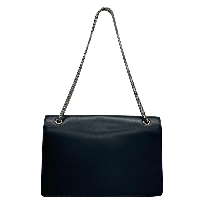 Saint Laurent Paris Shoulder Bag Betty Black Chain Studs Leather