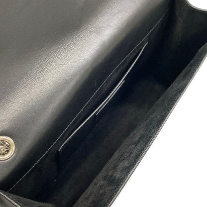 Saint Laurent Paris Shoulder Bag Betty Black Chain Studs Leather
