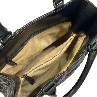 Bottega Veneta Tote Intrecciato Black Leather