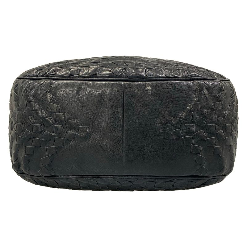 Bottega Veneta Tote Intrecciato Black Leather
