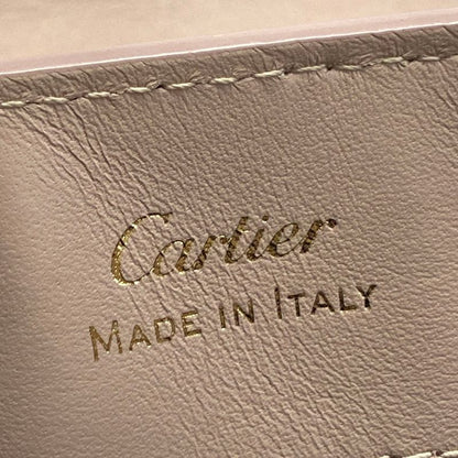 Cartier Shoulder Bag Garland de Nano Pink Beige Strap Removable Leather