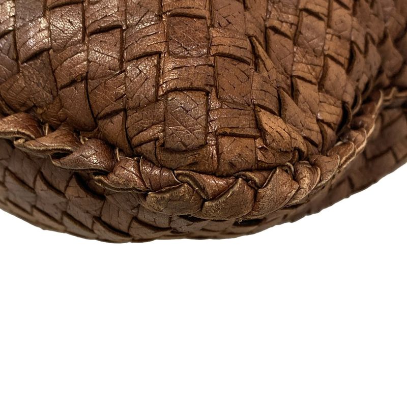 Bottega Veneta Handbag Bag Dark Brown Leather