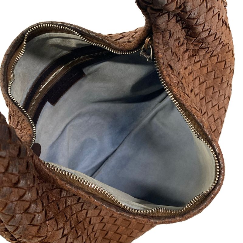 Bottega Veneta Handbag Bag Dark Brown Leather