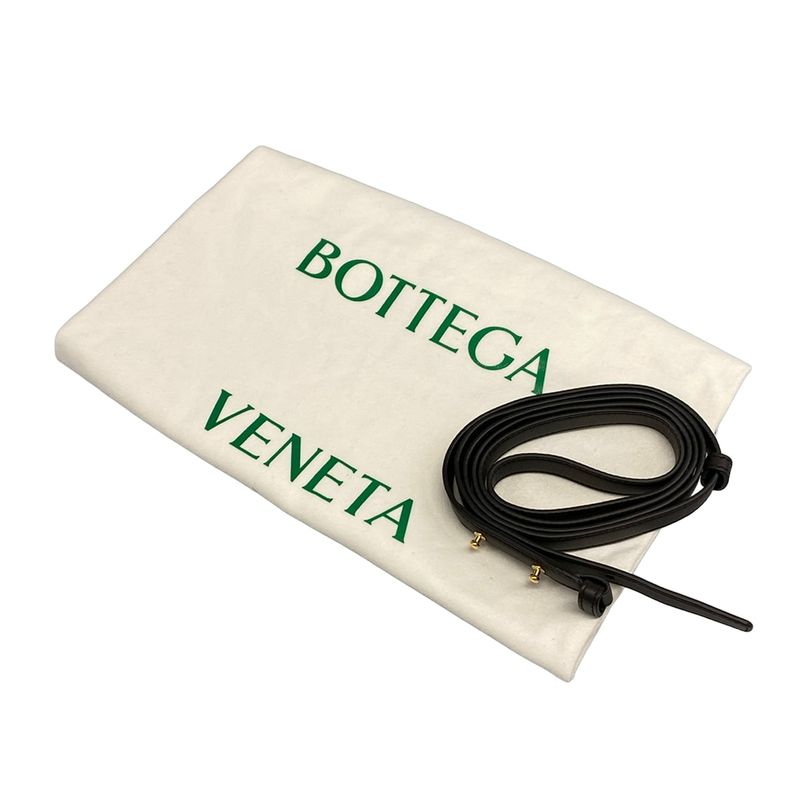 Bottega Veneta Handbag Mount Dark Brown Chain Handle Leather