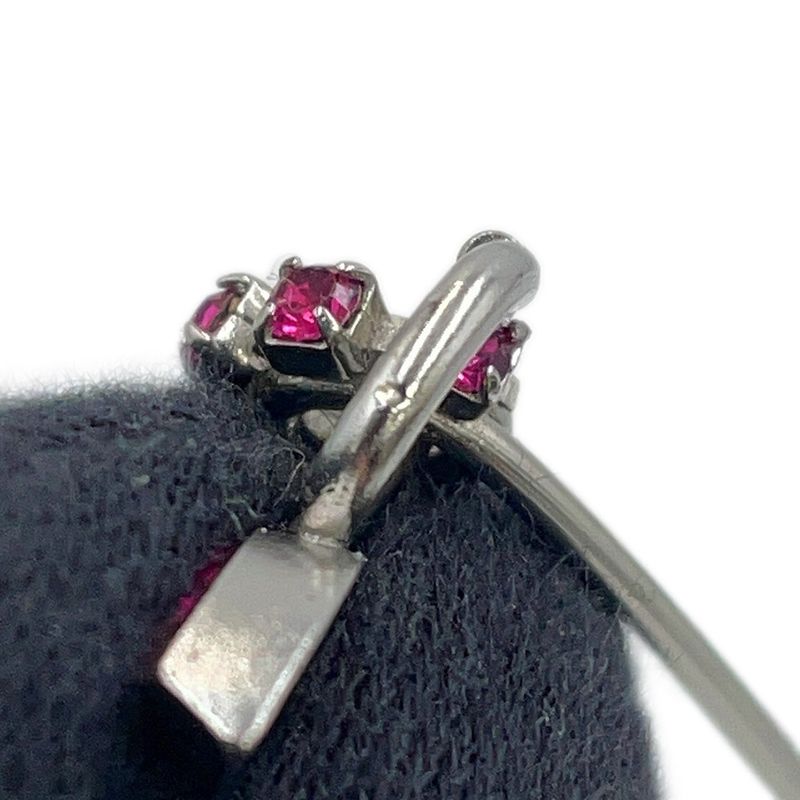 Chanel Brooch CC Logo Line Stone