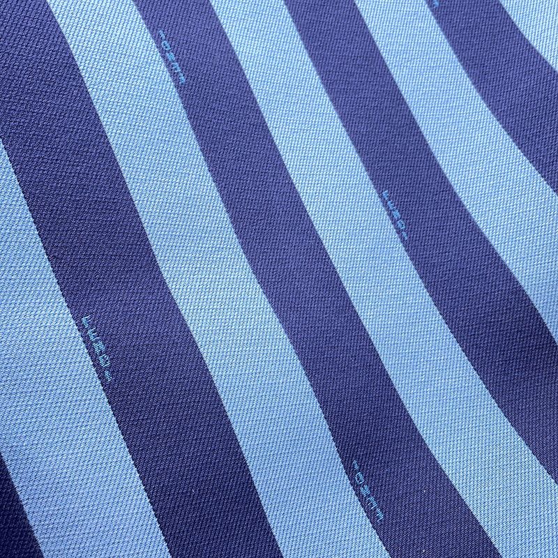 Fendi Tote Logo Stripe Canvas Leather