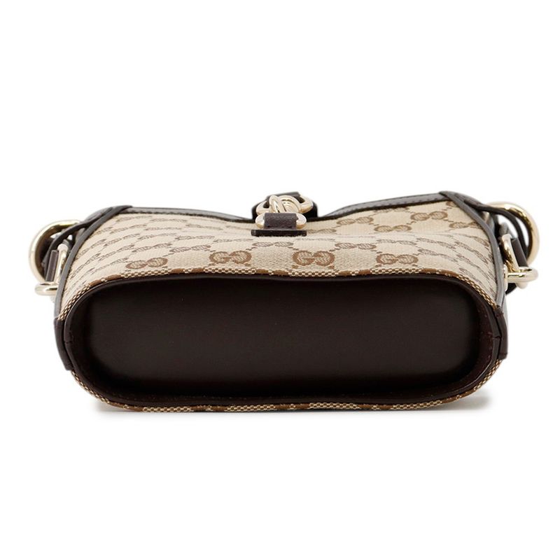 Gucci Shoulder Bag Mini GG Canvas Leather