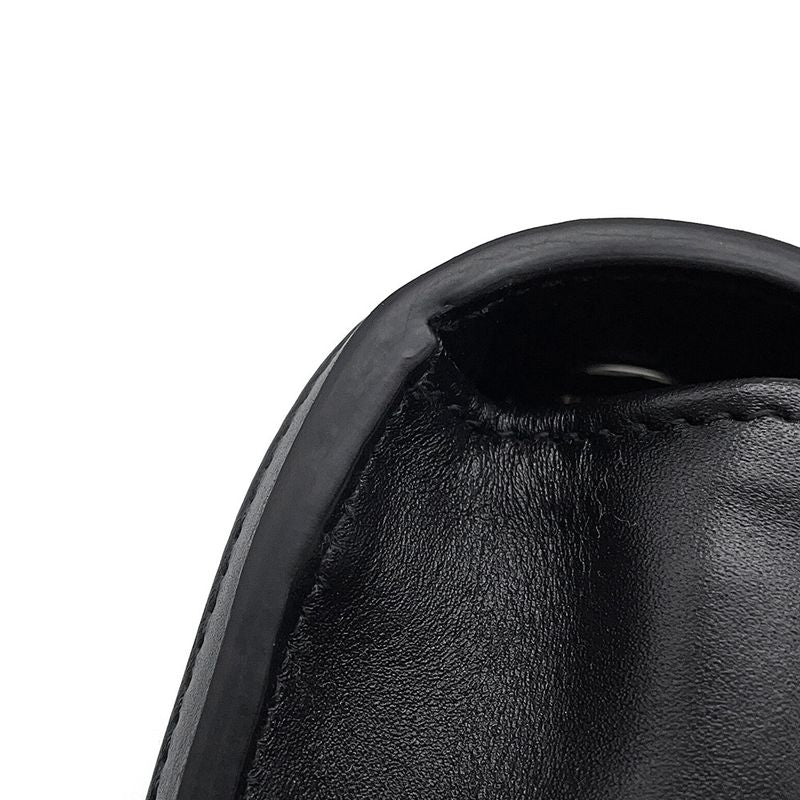 Gucci Shoulder Bag Deco Mini Chain Bag Leather Black
