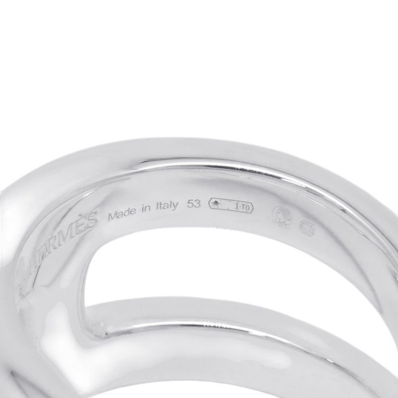 Hermes Ring Osmose PM Silver 53