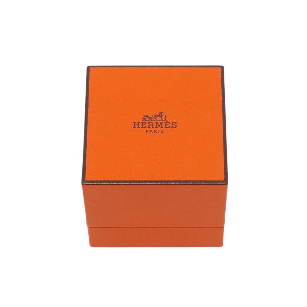 Hermes Ring Book le Series Inflexible Silver 55