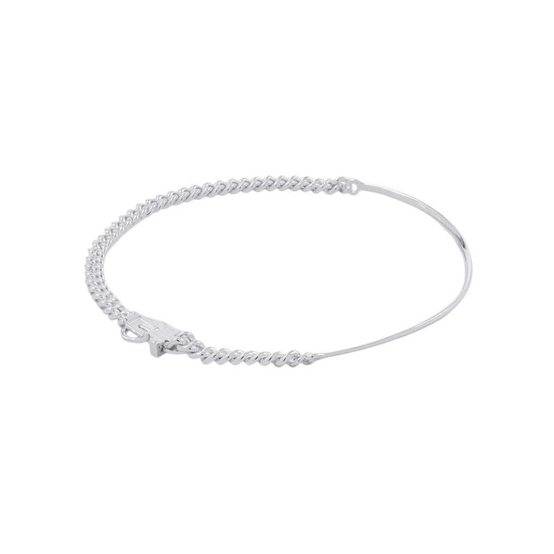 Hermes Necklace Book le Series Inflexible Silver PM 40