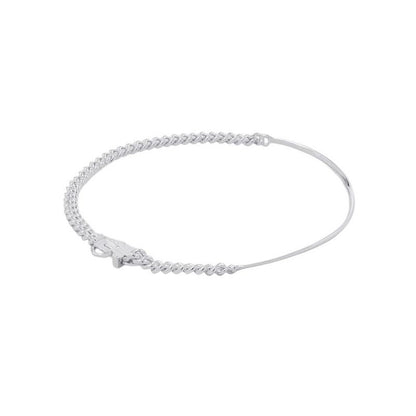 Hermes Necklace Book le Series Inflexible Silver PM 40