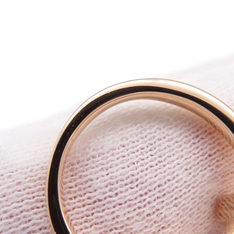Tiffany & Co Ring T One Narrow Diamond Total 18k Pink Gold