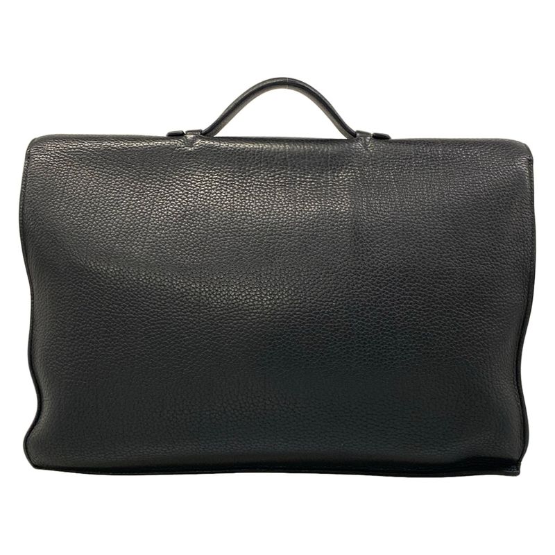 Hermes Business Bag Sac a Depeches 41 Black Silver