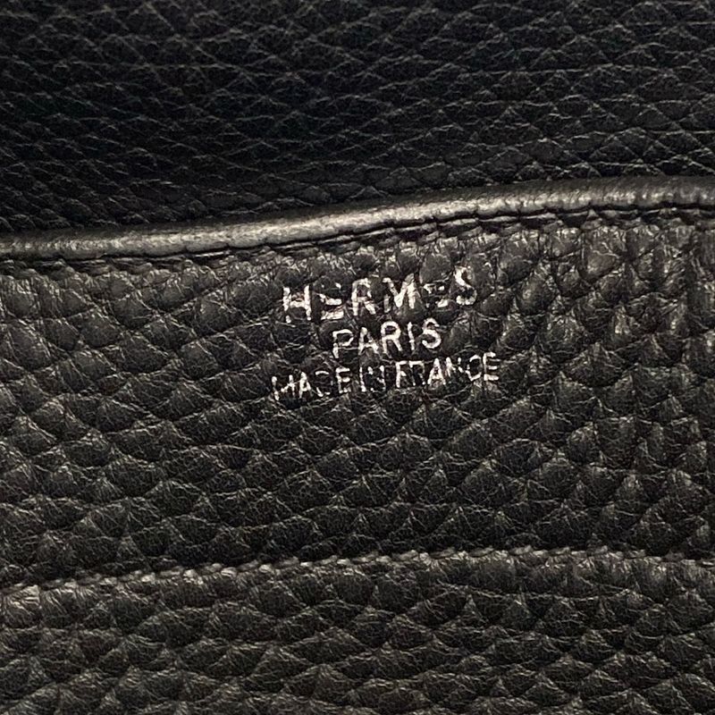 Hermes Business Bag Sac a Depeches 41 Black Silver