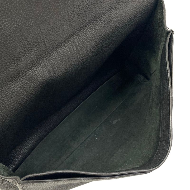 Hermes Business Bag Sac a Depeches 41 Black Silver