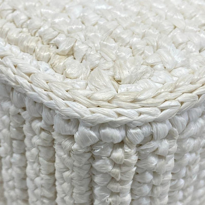 Miu Miu White Mini Bag Crochet Leather