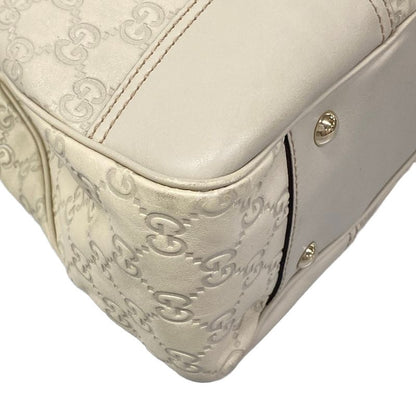 Gucci Tote Princeguccissima Line Gray Beige Leather