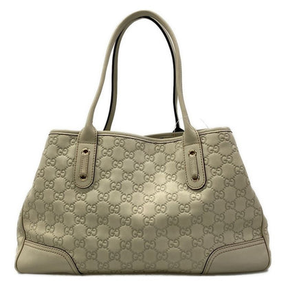 Gucci Tote Princeguccissima Line Gray Beige Leather