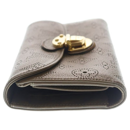 Louis Vuitton Monogram Mahina Portefeuille Amelia Wallet Card Case Grey Ju