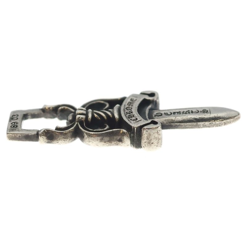 Chrome Hearts 10 Dagger Pendant Top Silver