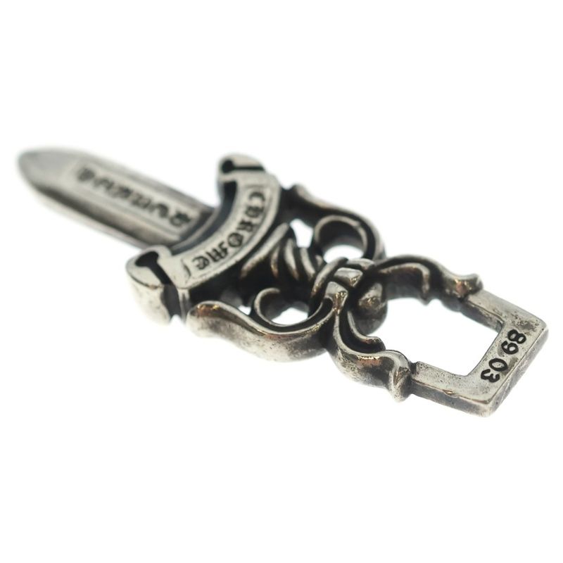 Chrome Hearts 10 Dagger Pendant Top Silver