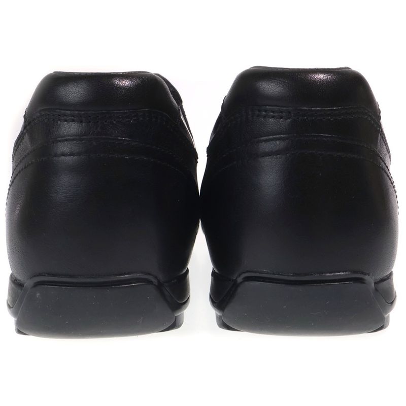 Prada Logo Leather Lace Up Low Cut Shoes Black