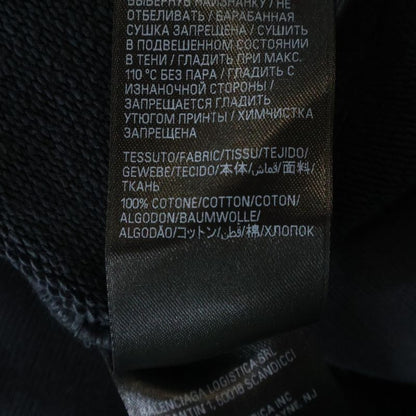 Balenciaga Large Fit Hoodie Printed Pullover Black