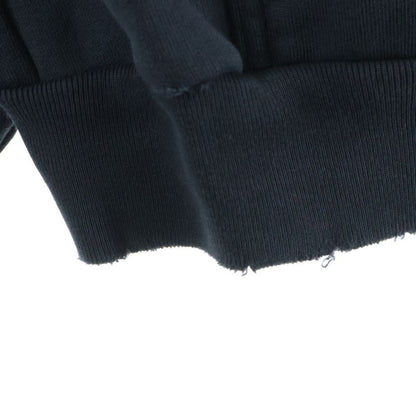 Balenciaga Large Fit Hoodie Printed Pullover Black