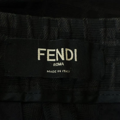 Fendi Zucca Pattern Trousers Pants Brown