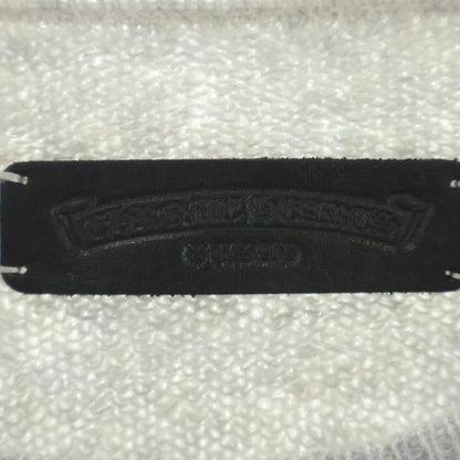 Chrome Hearts Not Arm Logo Embroidery Cashmere Crew Sweater Not Arm Embroidered
