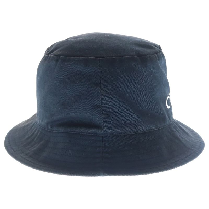 Celine Bucket Hat Logo Print Black