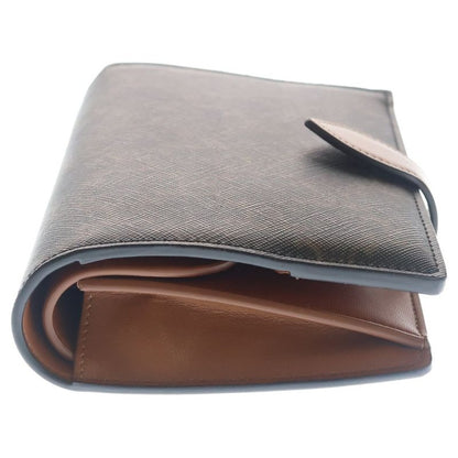 Celine Triomphe Canvas Travel Kit Pouch Brown