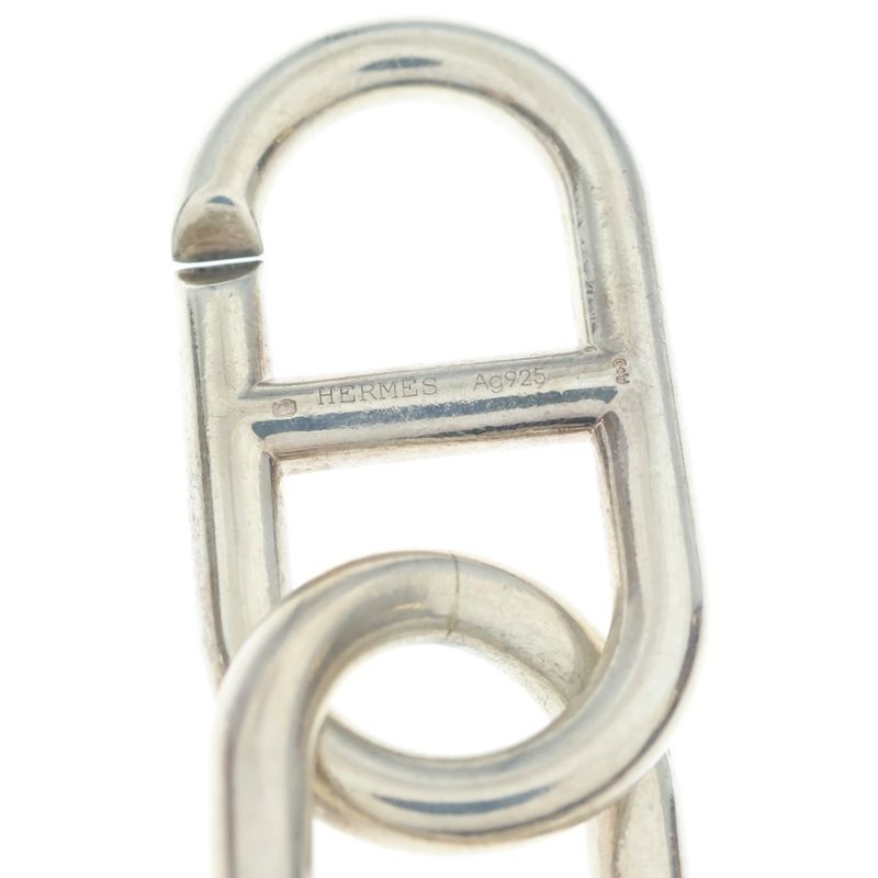 Hermes Chaine D'ancre Bracelet Silver Vintage