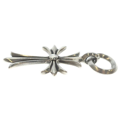 Chrome Hearts Tiny CH Cross Charm Necklace Top Silver