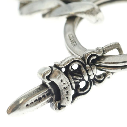 Chrome Hearts Clp Chn Classic-s Short Classic Link Key Chain Silver