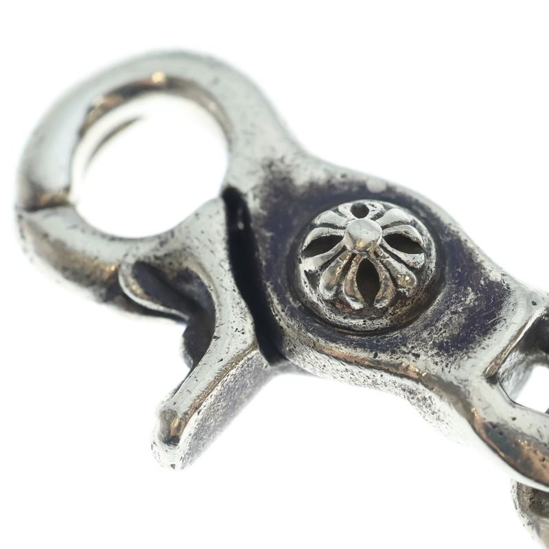 Chrome Hearts Clp Chn Classic-s Short Classic Link Key Chain Silver