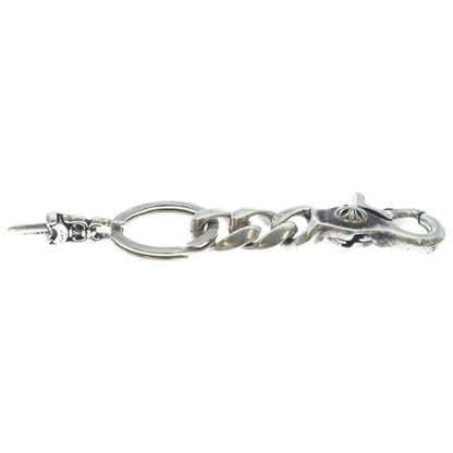 Chrome Hearts Clp Chn Classic-s Short Classic Link Key Chain Silver