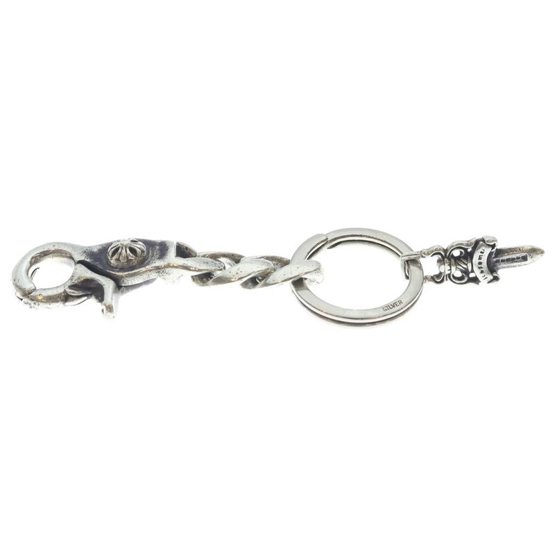 Chrome Hearts Clp Chn Classic-s Short Classic Link Key Chain Silver
