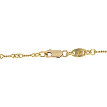 Chrome Hearts 22k Neckchain Twist Chain Necklace Gold