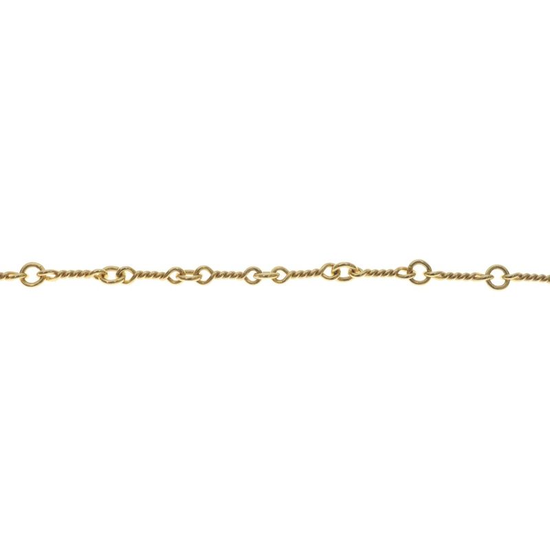 Chrome Hearts 22k Neckchain Twist Chain Necklace Gold