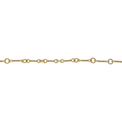 Chrome Hearts 22k Neckchain Twist Chain Necklace Gold