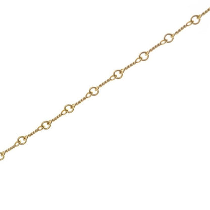 Chrome Hearts 22k Neckchain Twist Chain Necklace Gold