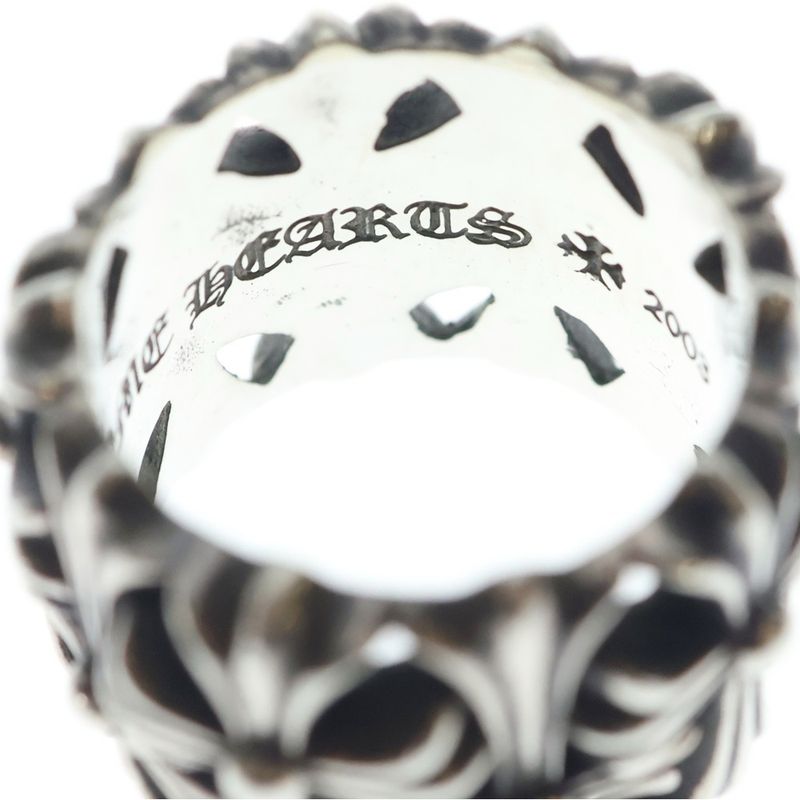 Chrome Hearts Cemetery Cross Ring Silver
