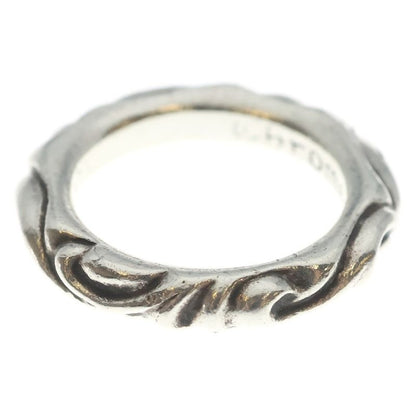 Chrome Hearts Scrl Band Scroll Ring Silver