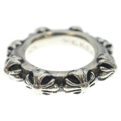 Chrome Hearts Cross Band Ring Silver