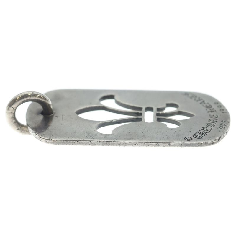 Chrome Hearts D Tag Lrg CO BS Fluer BS Flag Dog Tag Necklace Top