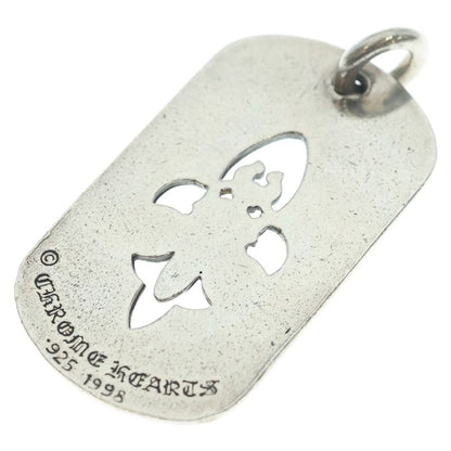Chrome Hearts D Tag Lrg Fle Dag Fudaga Dog Tag Large Dog Tag Necklace Top Silver
