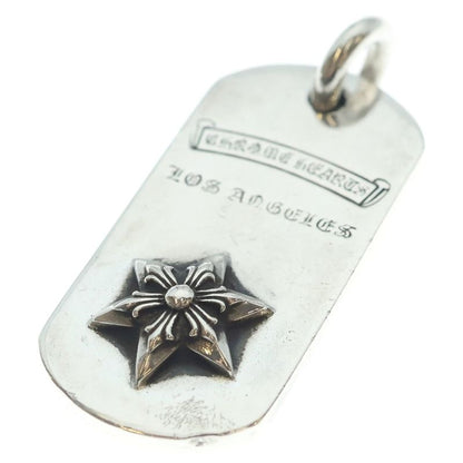 Chrome Hearts Raised Star Dogtag Dog Tag la Limited Silver Necklace Top